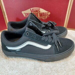 Vans BMX Old Skool Men's 8/Women's 9.5 Black/Black PopCush VN0005UZBKA Rare